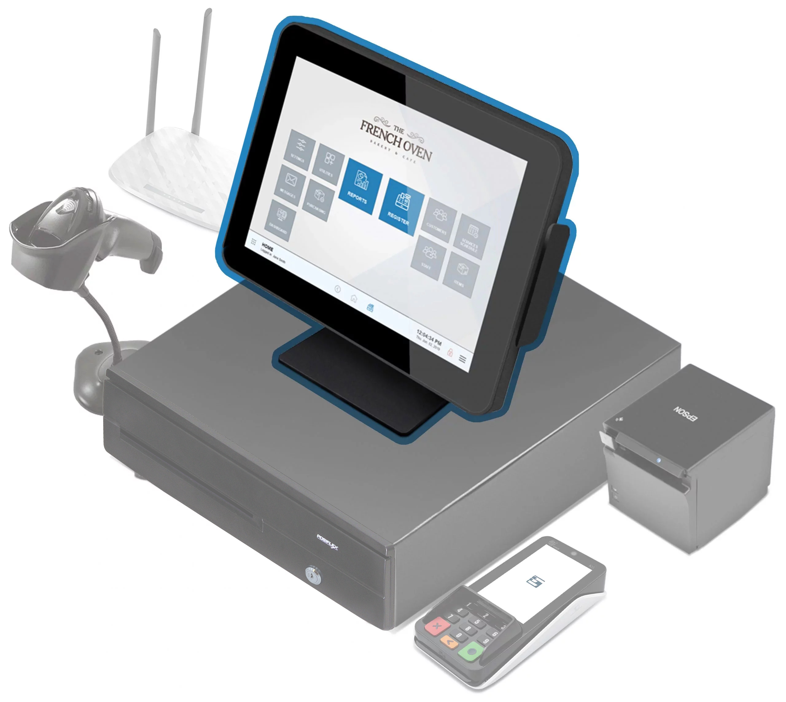 Exatouch point of sale equipment